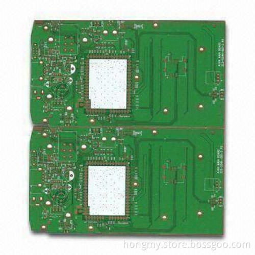 4-layered PCB Board, RoHS Compliant, with 1.5mm Board Thickness